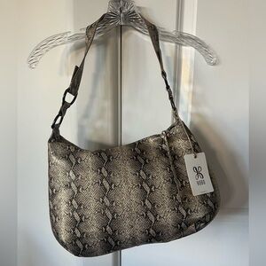 HOBO snake shoulder purse